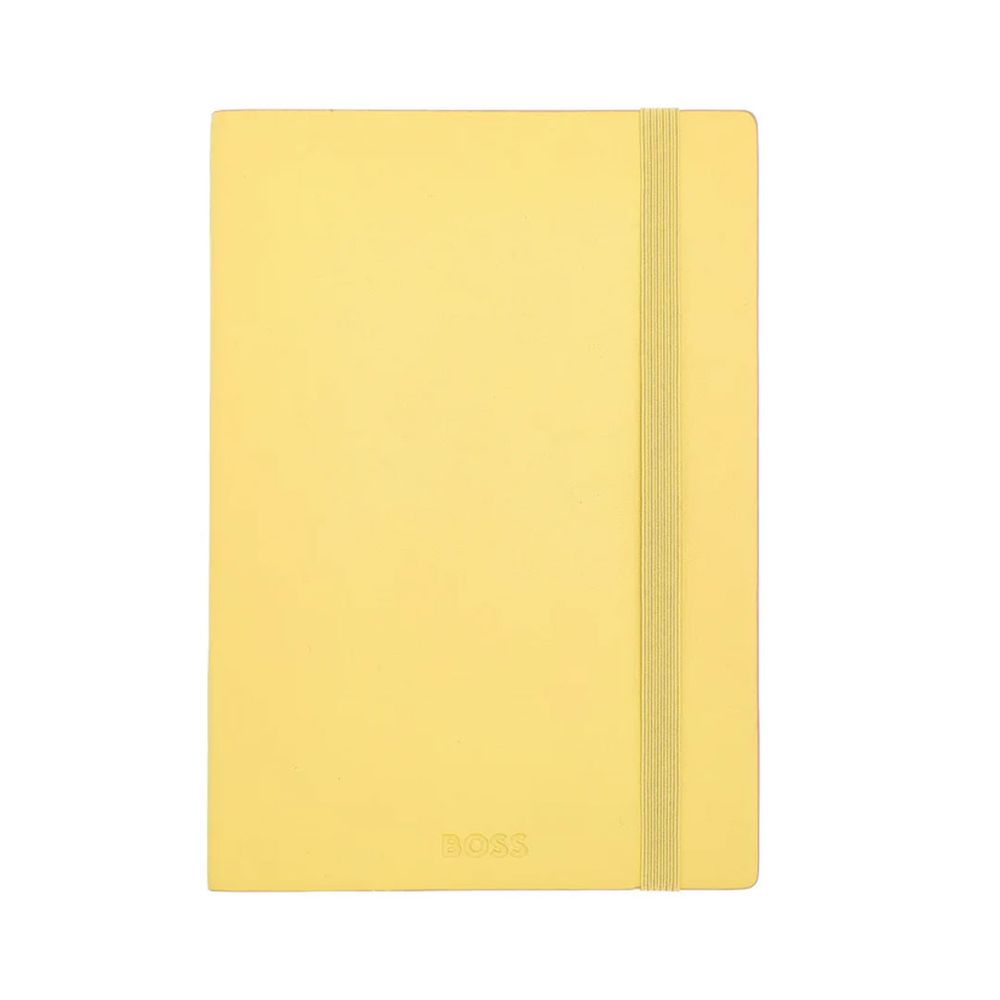 Hugo Boss notes A5 Classic Light HNH422SL, pastelno žuti slika 2