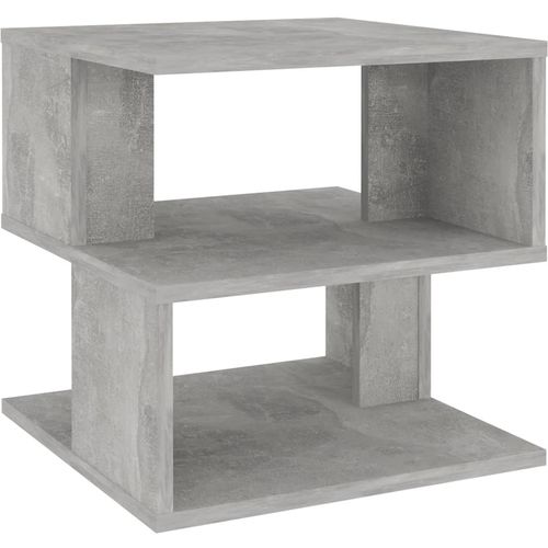 Bočni stolić siva boja betona 40 x 40 x 40 cm od iverice slika 8