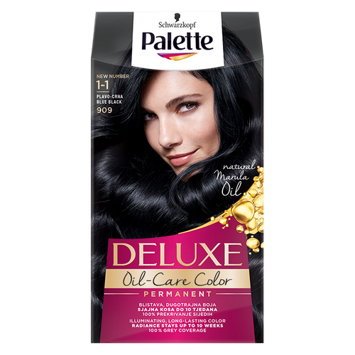 PALETTE DELUXE boja za kosu 1-1 (909) Plavo-crna slika 1