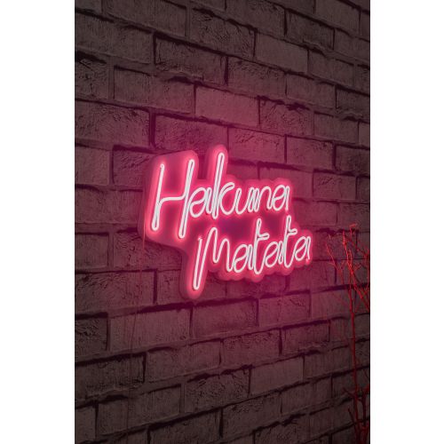 Wallity Ukrasna plastična LED rasvjeta, Hakuna Matata - Pink slika 10