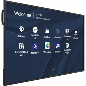 ViewSonic 65" LED Display, 3840x2160, 450 nits, 1200:1, HDMI x 2, USB-C, BLACK