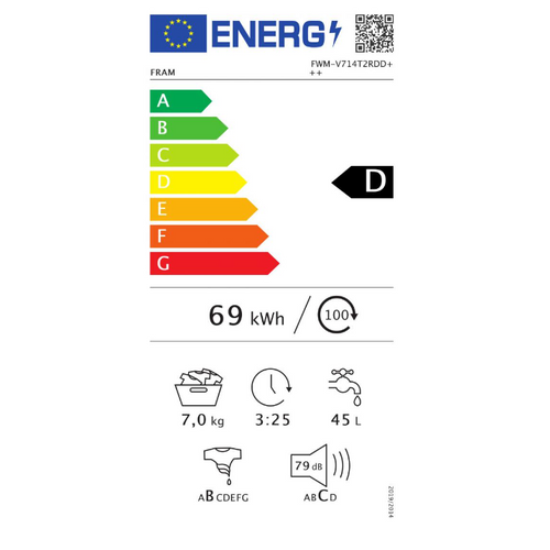 FRAM perilica rublja FWM-V714T2RDD+++ slika 7