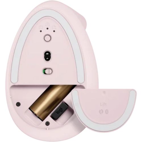 LOGITECH Lift Vertical Ergonomic Wireless miš roze slika 9