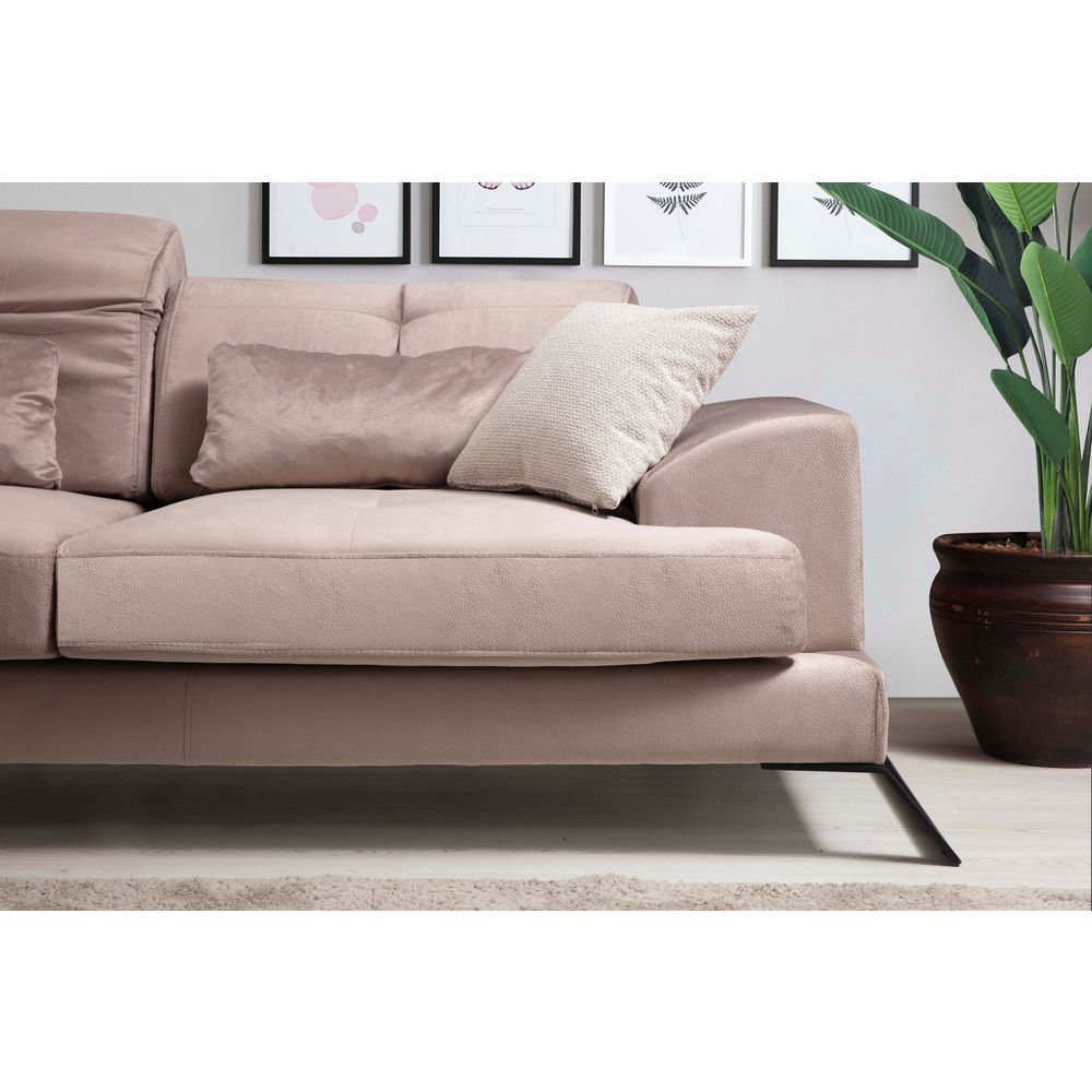 Ugaona Sofa Frido Desni Kut (L3+Chl) - Bež Boja slika 9