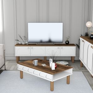 Set namještaja za dnevnu sobu Bohem 854 - Bijela