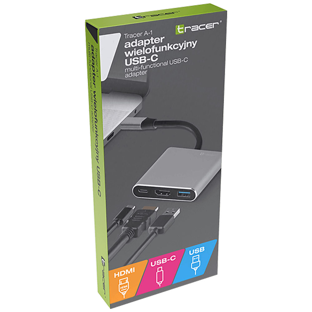 Tracer Adapter USB type C na HDMI, USB3.1, USB type C - ADAPTER A-1 slika 2