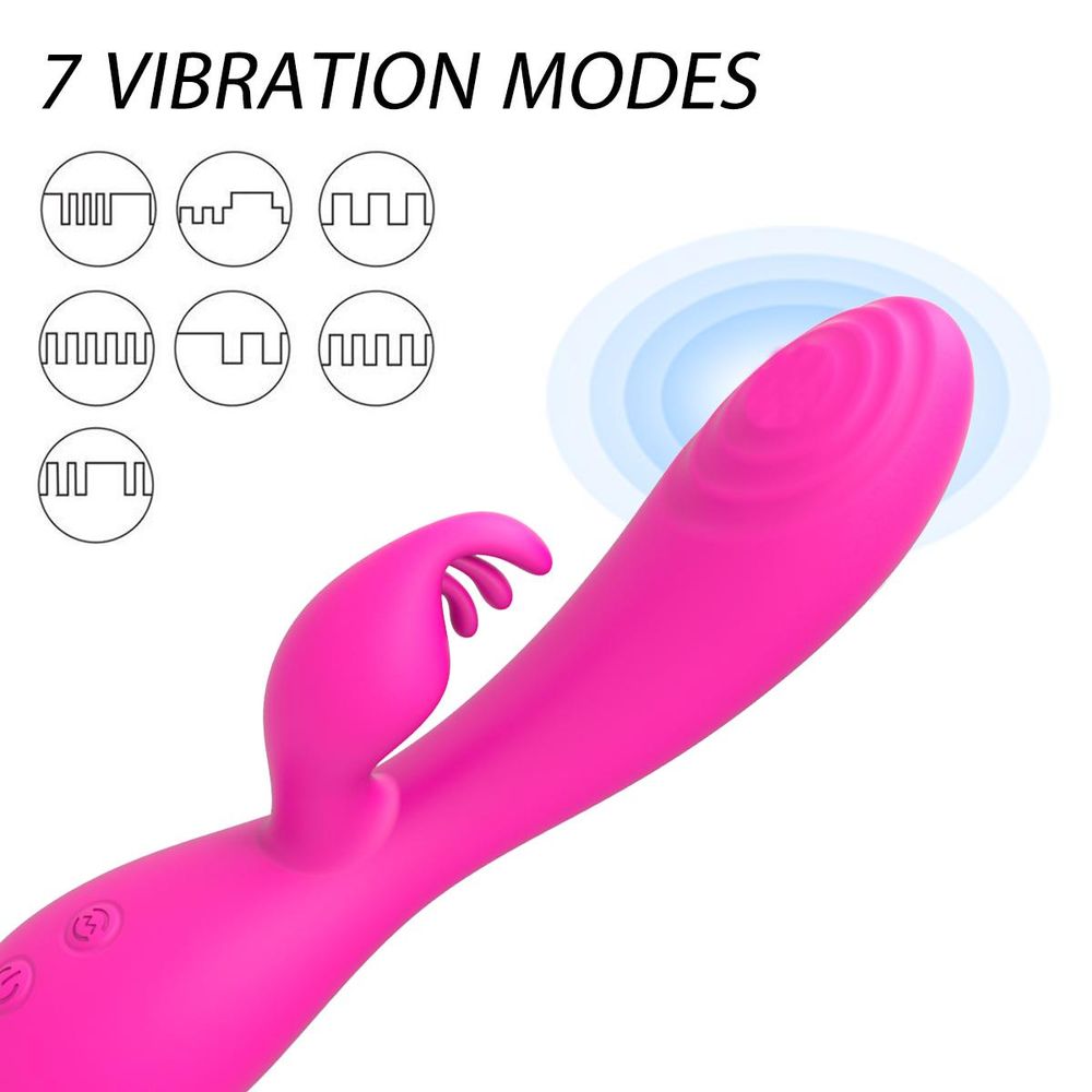 Rabbit vibrator Nalone Magic Stick, ružičasti slika 3