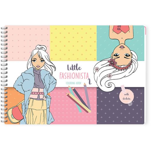 Bojanka za djecu Creative LITTLE FASHIONISTA 75302 slika 3