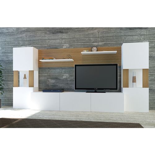 Lore - White, Teak White
Teak TV Unit slika 2