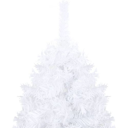 Umjetno božićno drvce s gustim granama bijelo 150 cm PVC slika 21
