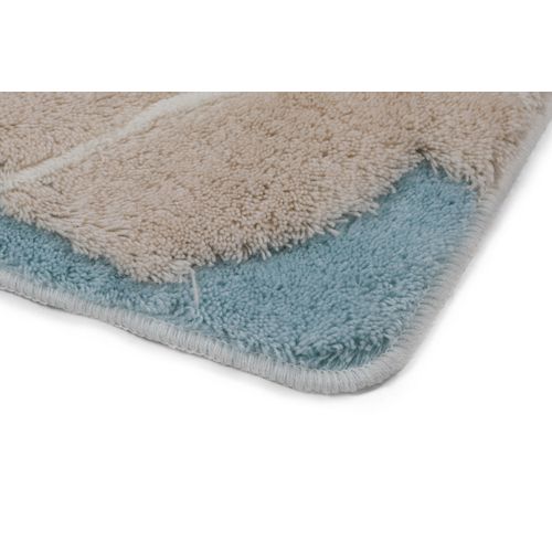Deniz Yildizi - Blue  Multicolor Acrylic Bathmat Set (3 Pieces) slika 6