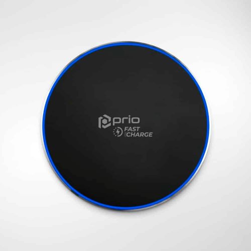 Prio Fast Charge bežični punjač 15W (USB C) crni slika 2