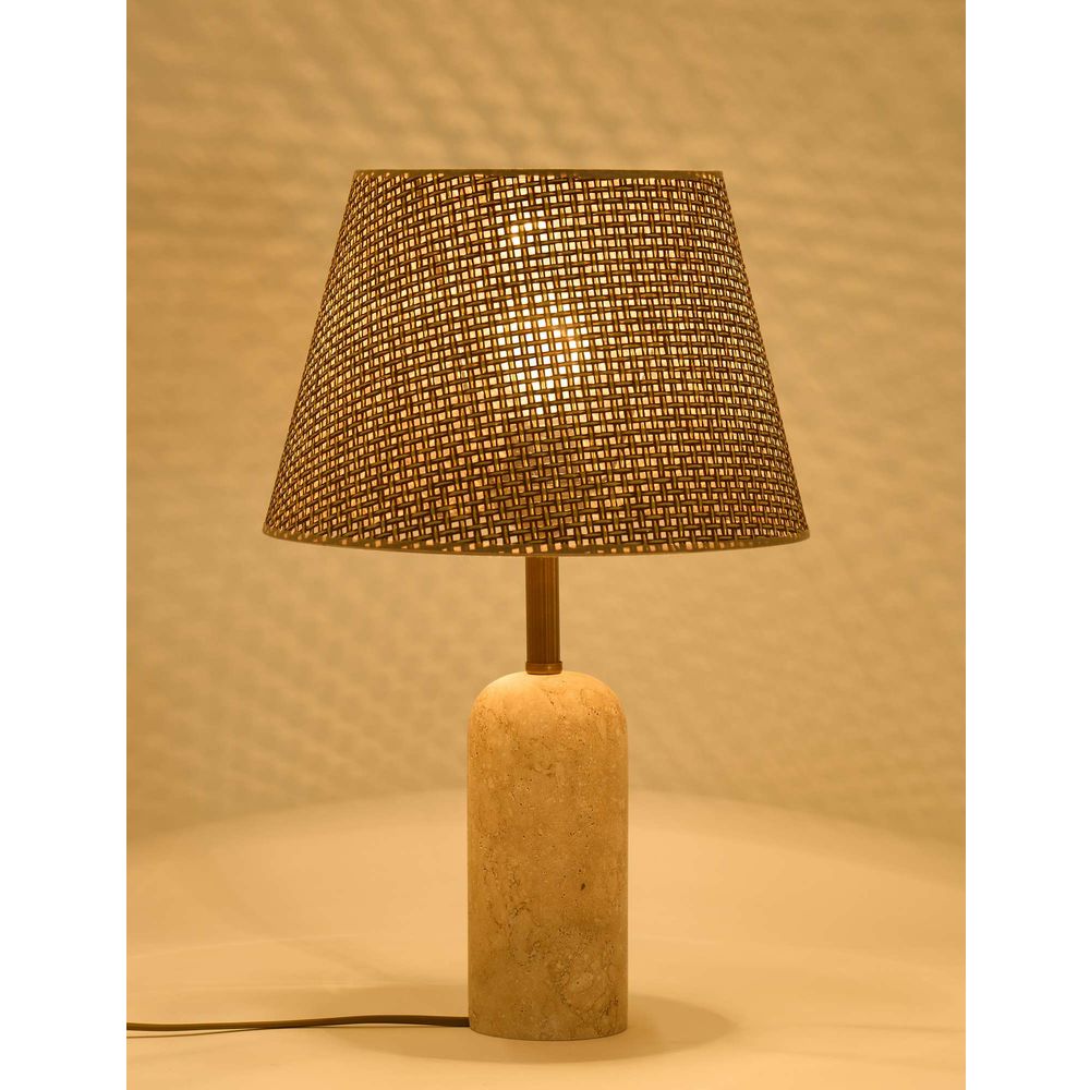 Lampa za Sto sa Hasir Sapkom - Travertin slika 1