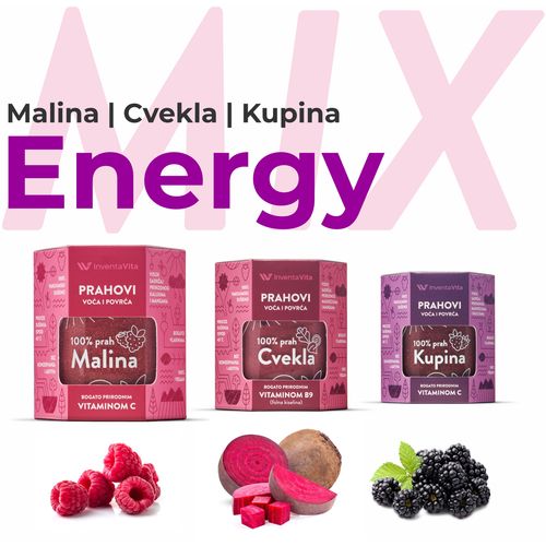 Inventa vita Energy MIX - Malina/Cvekla/Kupina slika 1