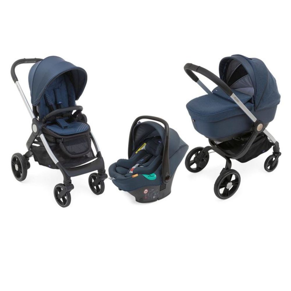 Chicco Kolica Trio Alysia i-Size, Denim slika 1