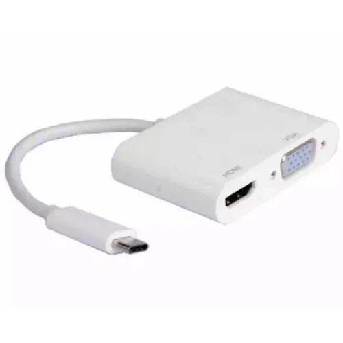 Adapter USB 3.1 Tip C - HDMI+VGA m/f slika 1