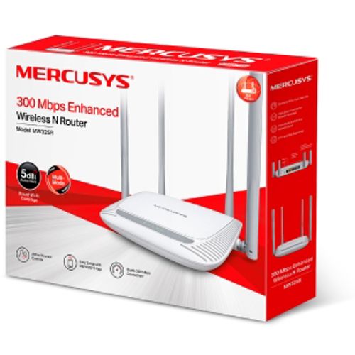 Mercusys MW325R v3,WiFi4 300Mbps Enhanced Wireless N Router, 4 x 5dbi slika 2