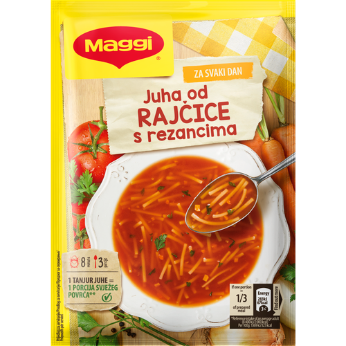 MAGGI juha od rajčice s tjesteninom 62g slika 1