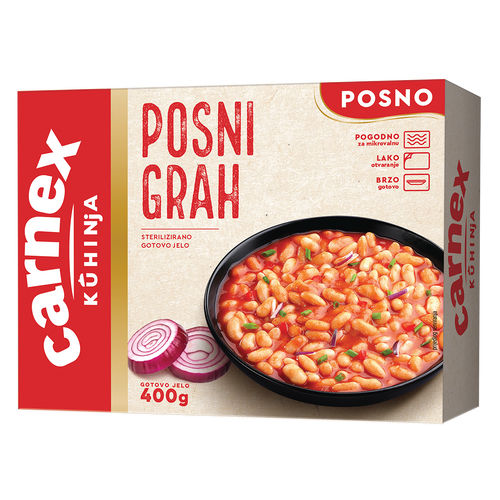 Carnex posni grah 400g slika 1