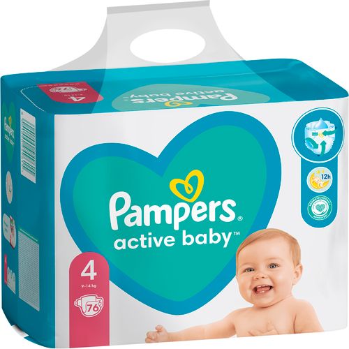 Pampers Active Baby Dry Giant Pack pelene SUPER PONUDA slika 4