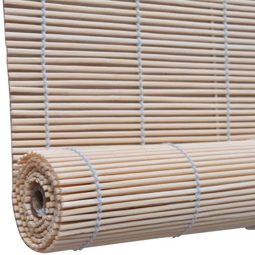 Rolete za zatamnjivanje od bambusa 150x160 cm prirodna boja slika 4