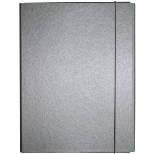 Fascikl kartonski Exclusive Pearly sa gumicom 2,5cm sivi Dorian gray slika 2