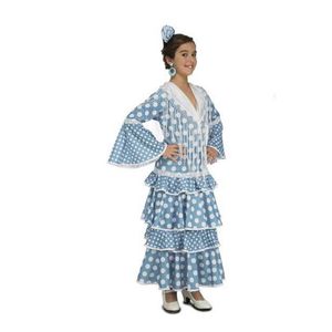 Svečana odjeća za djecu My Other Me Guadalquivir Plava Plesačica Flamenka 5-6 Godina