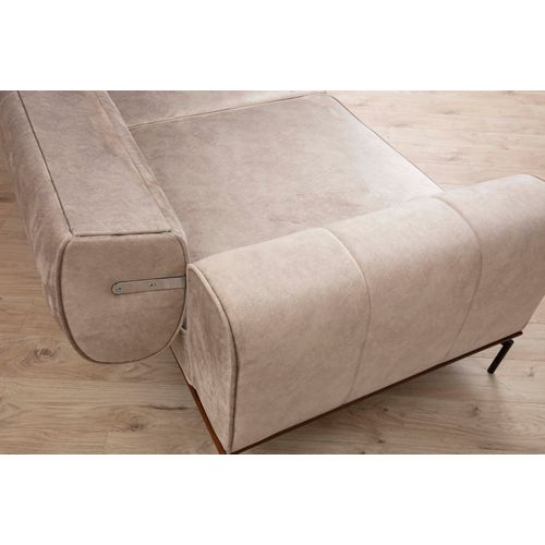 Atelier Del Sofa Trosjed SIESTA bež, Siesta Plain Back 3 Seater - Cream slika 6