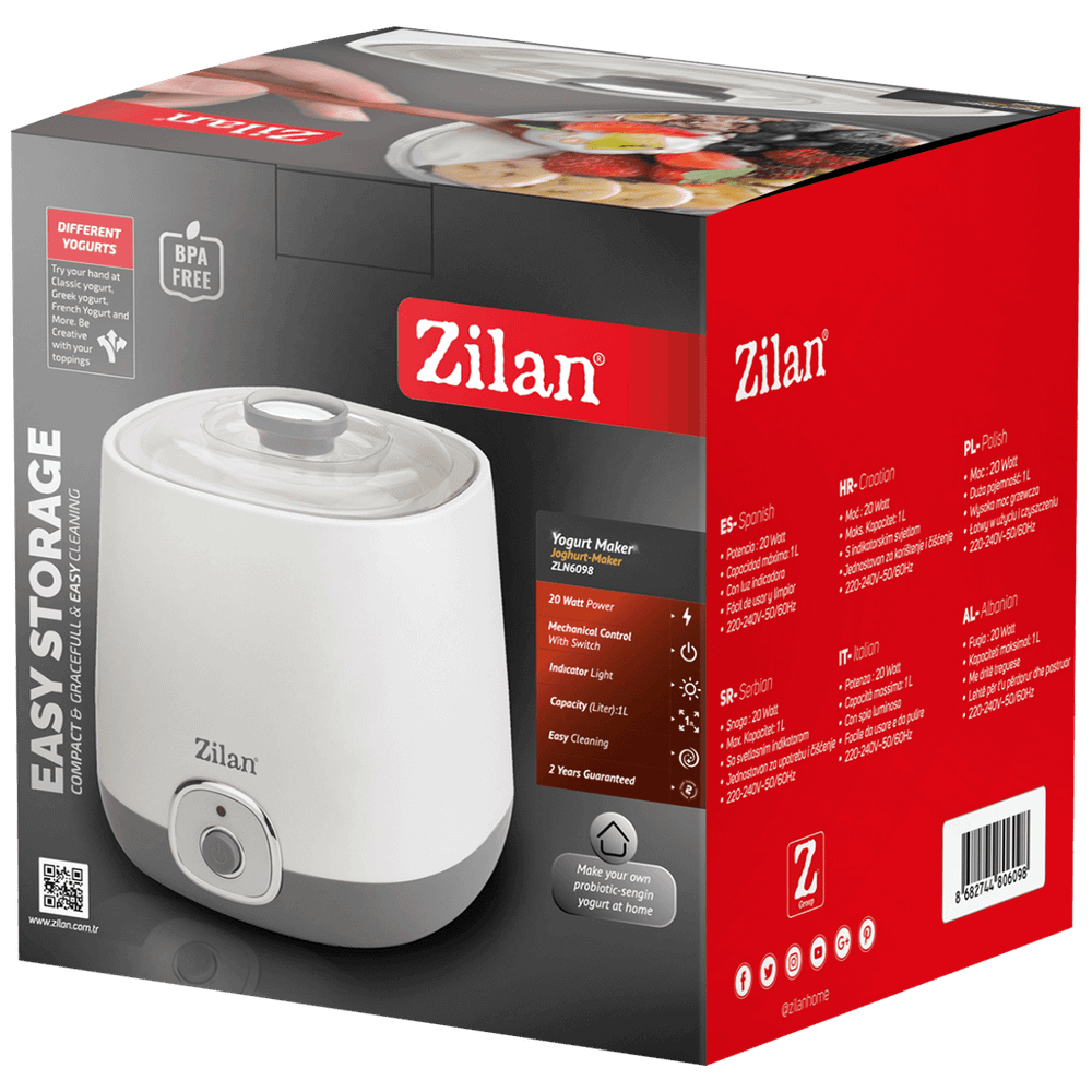 Zilan Aparat za pravljenje jogurta, 20 W - ZLN6098 slika 3