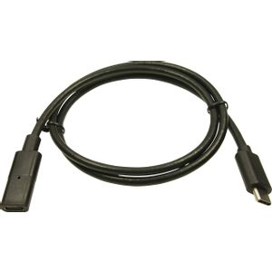 Cliff USB kabel  USB-C® utičnica, USB-C® utikač 0.75 m crna  FCR72002