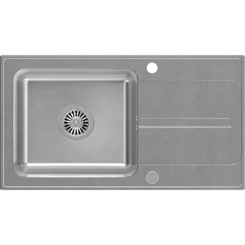 Quadron sudoper RALPH 111 srebrno siva/čelik  slika 1