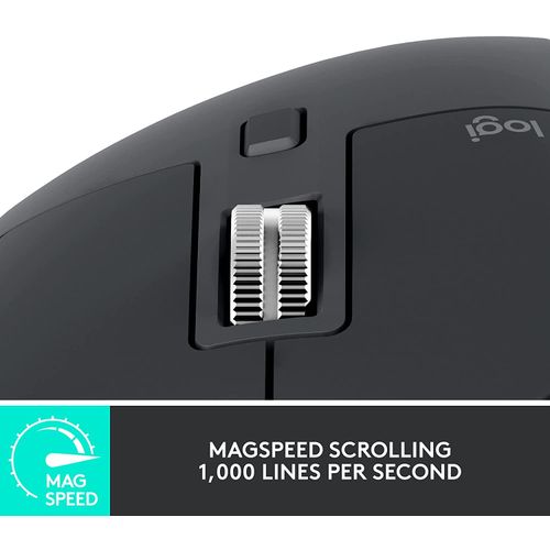 Bežični miš Logitech MX Master 3s Performance, grafitni slika 2