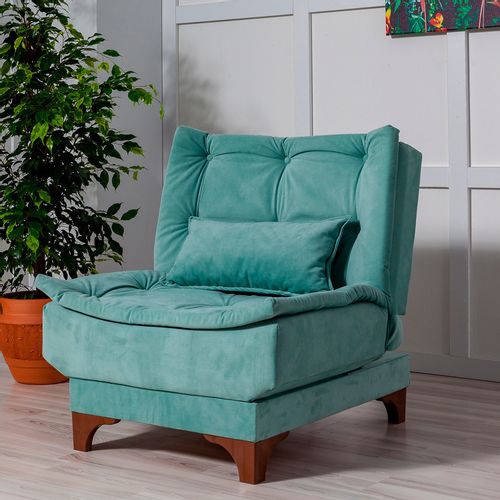 Atelier Del Sofa Naslonjač, Kelebek Berjer - Sea Green slika 1