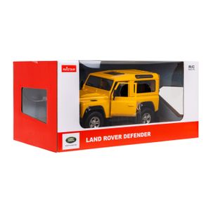 Auto na daljinsko upravljanje R/C car Land Rover Defender 1:14 RASTAR - žuti