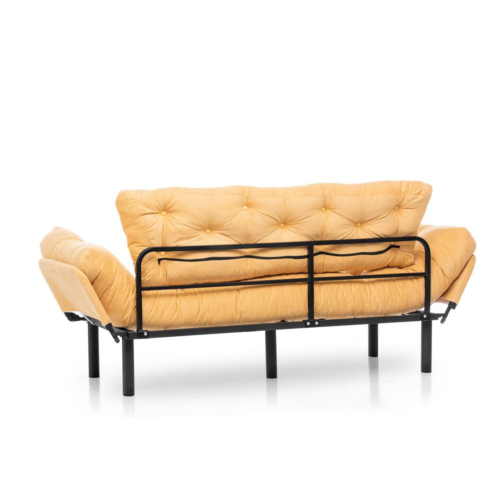 Nitta Triple - Mustard Trojnsjed - Sofa na Razvlačenje slika 11