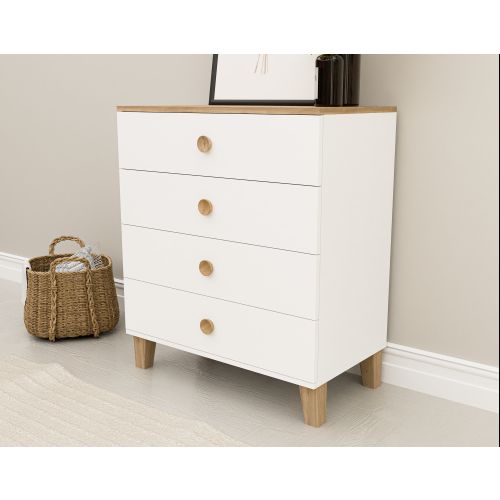 Vento 3650 Oak
White Dresser slika 2