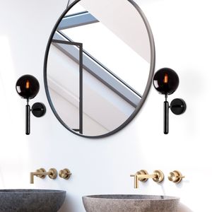 King - 11456 Crna Zidna Lampa
