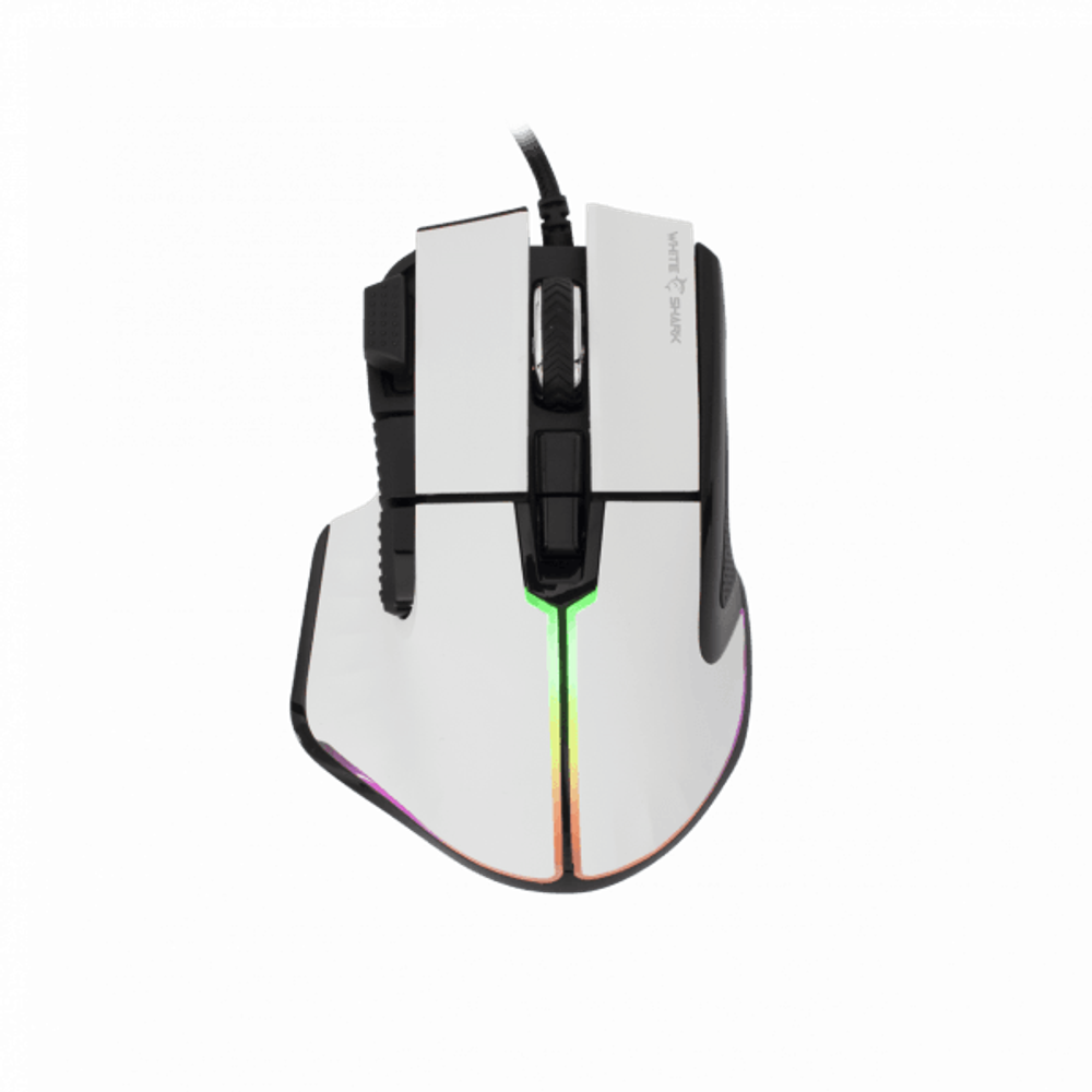 White Shark MOUSE GM-9006 MARROK White RGB / 12.000 dp slika 1