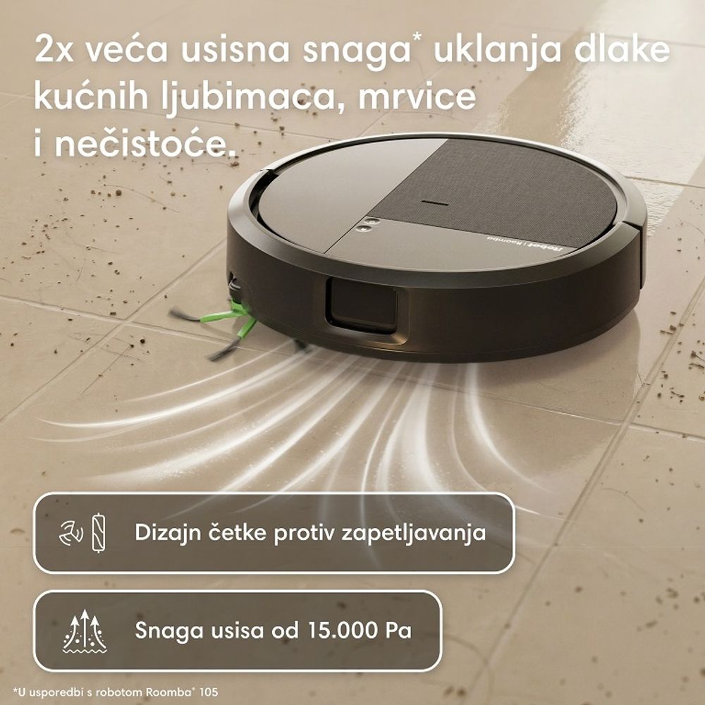 iRobot Roomba® 115 Combo Robot + Baza AutoEmpty™ Black slika 6