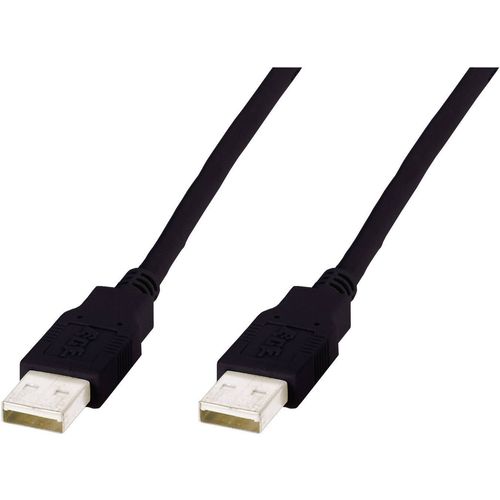 Digitus USB kabel USB 2.0 USB-A utikač, USB-A utikač 1.80 m crna  AK-300100-018-S slika 3