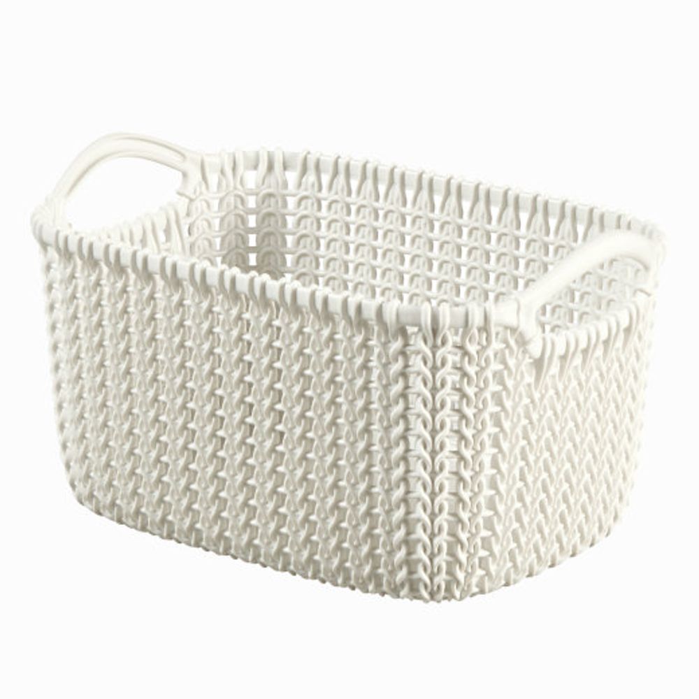 Curver Knit Korpa za odlaganje 3L bijela slika 1