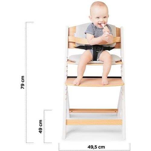 Kinderkraft Stolica za hranjenje ENOCK 2U1 Grey/Natural slika 8