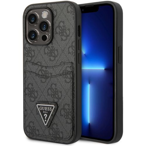 Guess Futrola za iPhone 14 Pro Max 4G DOUBLE CARD TRIANGLE BLACK slika 1