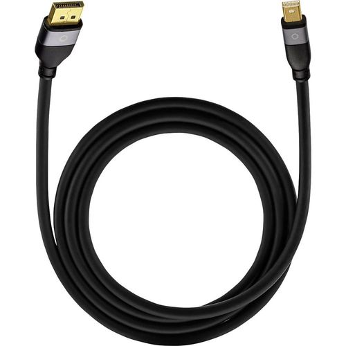 Mini-DisplayPort / DisplayPort adapterski kabel  1.00 m crna Oehlbach Impact Plus M1 slika 1