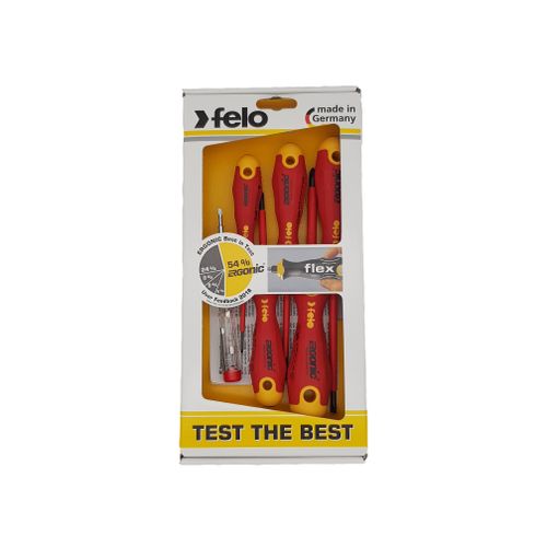 Set šrafcigera Felo Ergonic VDE sa testerom napona SL/PH 41396398 6 kom slika 3