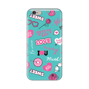 Torbica silikonska Print za iPhone 6/6S Love