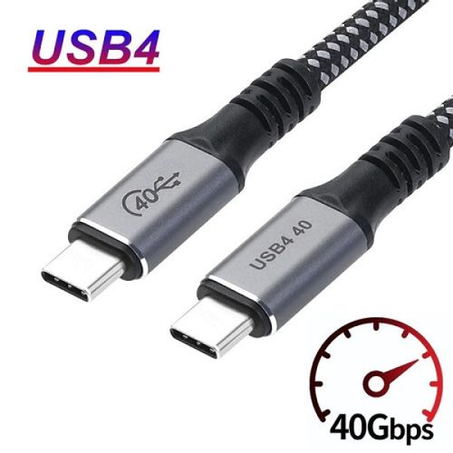 Kabl USB-C  Kettz KT-USB4 Thunderbolt 3 40Gbps/100W 1,2m slika 1