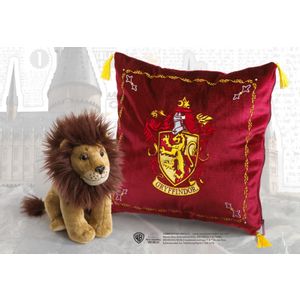 NOBLE COLLECTION - HARRY POTTER - PLUSHES - GRYFFINDOR HOUSE MASCOT & CUSHION