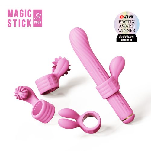 Rabbit vibrator OTOUCH Magic Stick S1 Plus, ružičasti slika 1