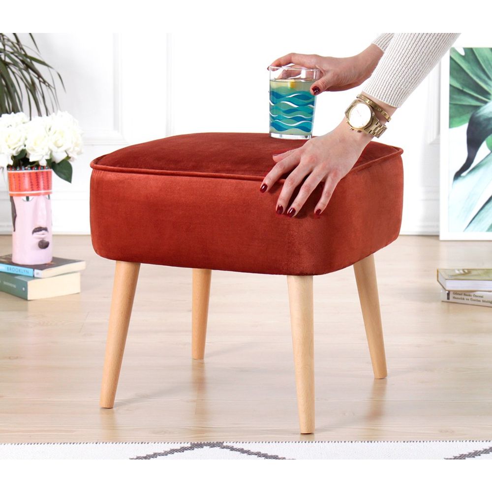 Moouv 7082 - Pouf u Crvenoj Boji slika 3